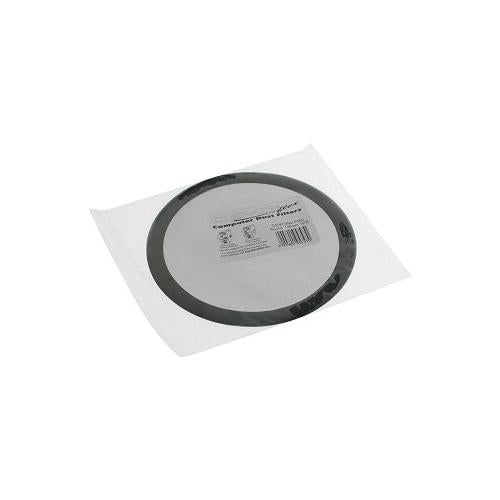 140mm Round black mesh DEMCiflex Dust Filter 140mm Round - Black/Black