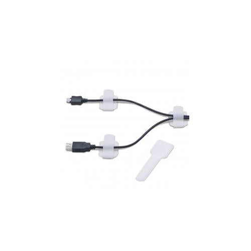 LTC Pro Wall Cable Management Clips Self-Adhesive (white)