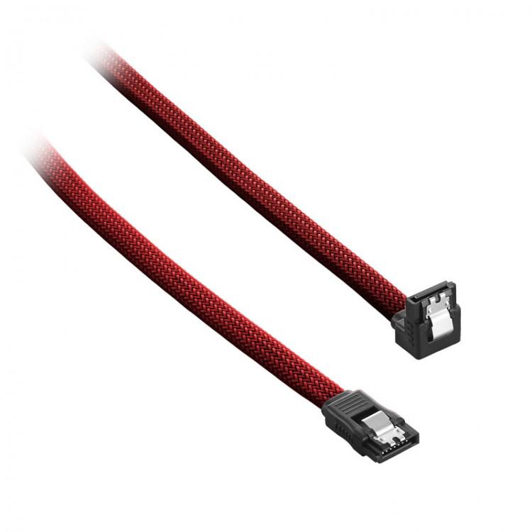 CableMod ModMesh Right Angle SATA 3 Cable 60cm - Burgundy