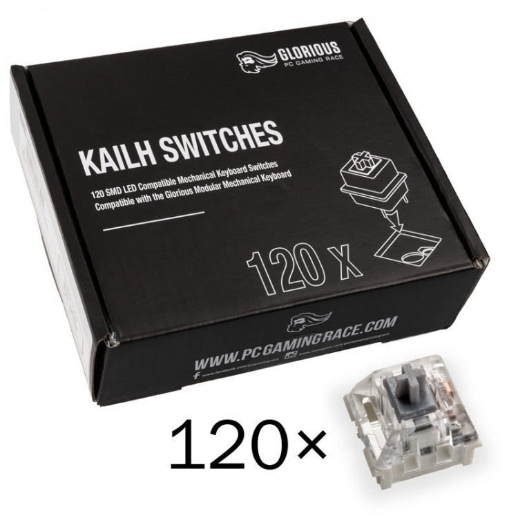 Glorious PC Gaming Race Kailh Speed Silver Switches (120 pieces)