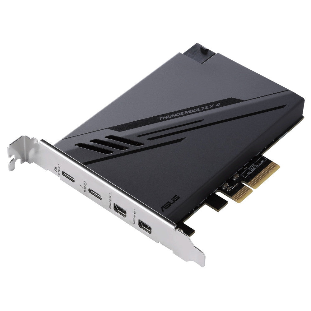 ASUS ThunderboltEX 4 Dual Thunderbolt™ 4 USBC DisplayPort™ 1.4 PCIe® 3.0 x4 Card