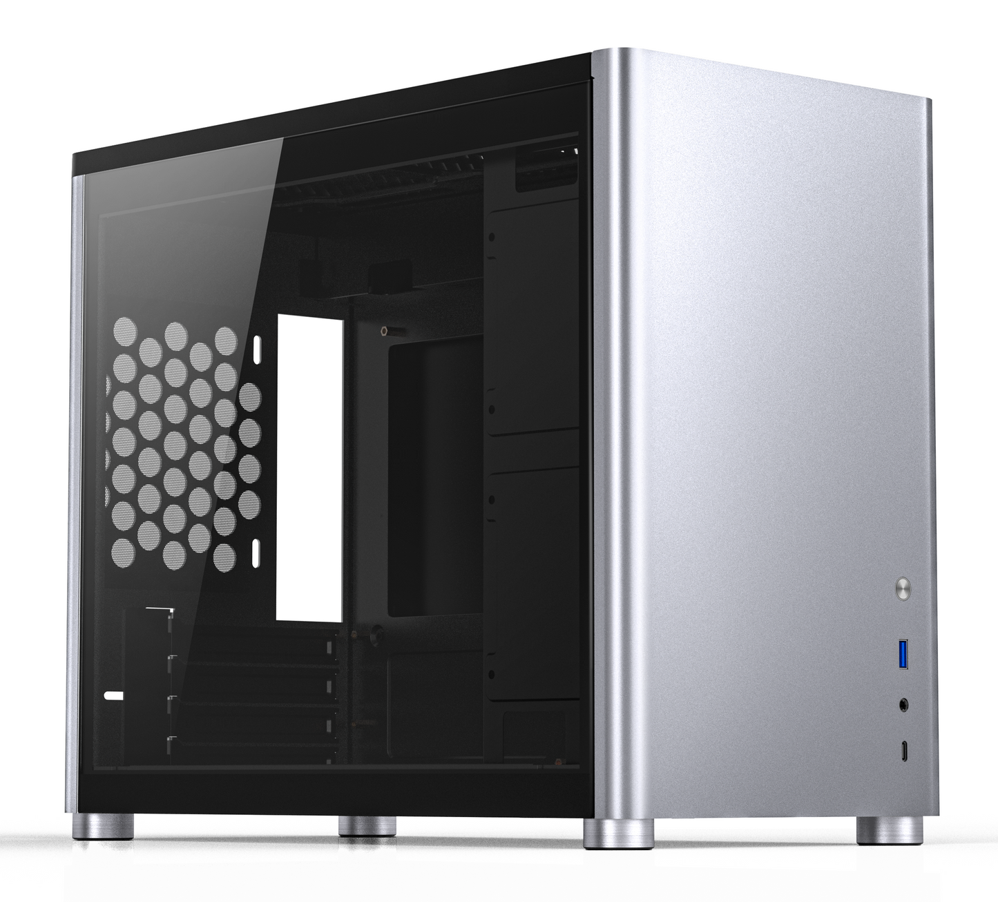Jonsbo D30 Micro-ATX PC Case Silver