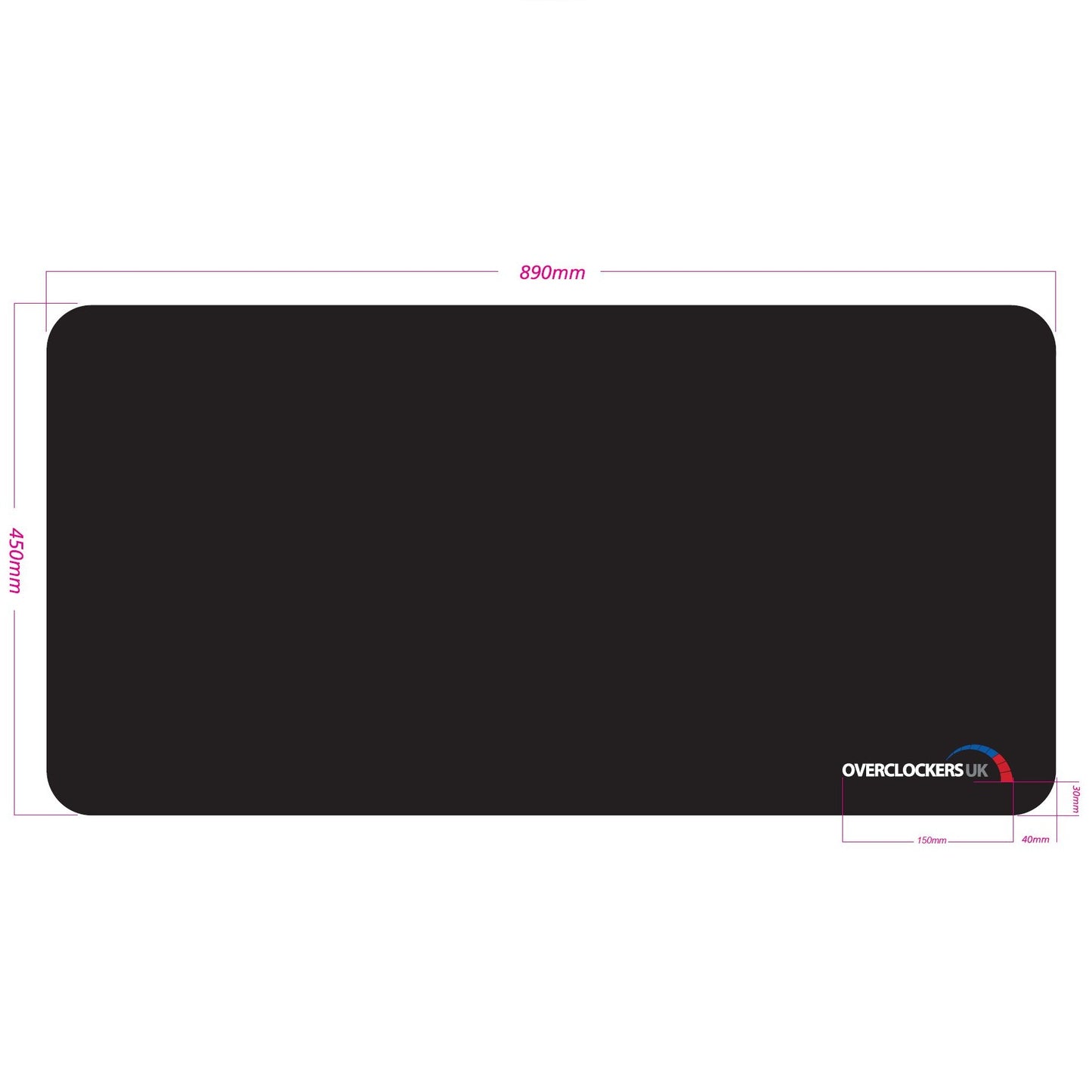 OcUK Mega Mat XXL Premium Elite Tactical Gaming Surface