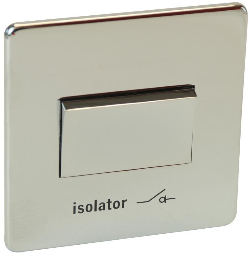 CRABTREE - 7017/HPC - FAN ISOLATING SWITCH LOW PROFILE