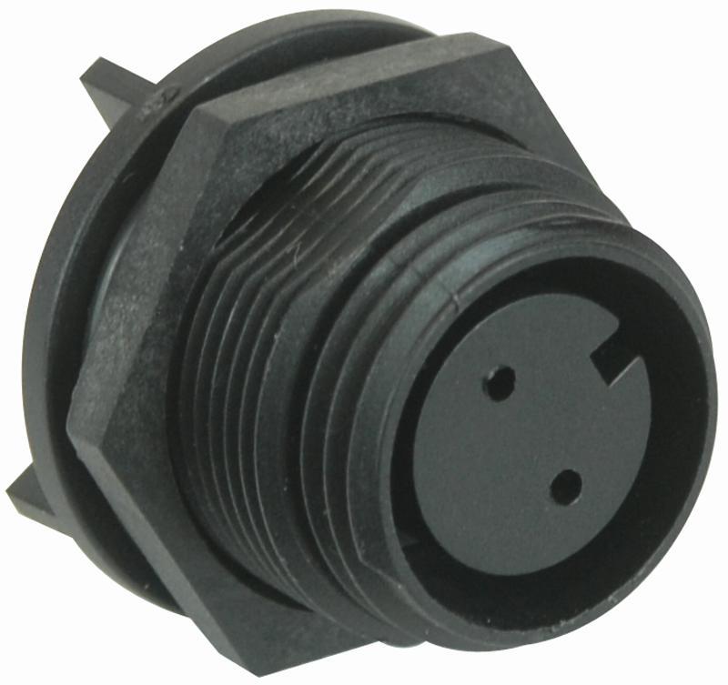 BULGIN - PX0413/02S/PC - SOCKET, PCB, IP68, 2POLE