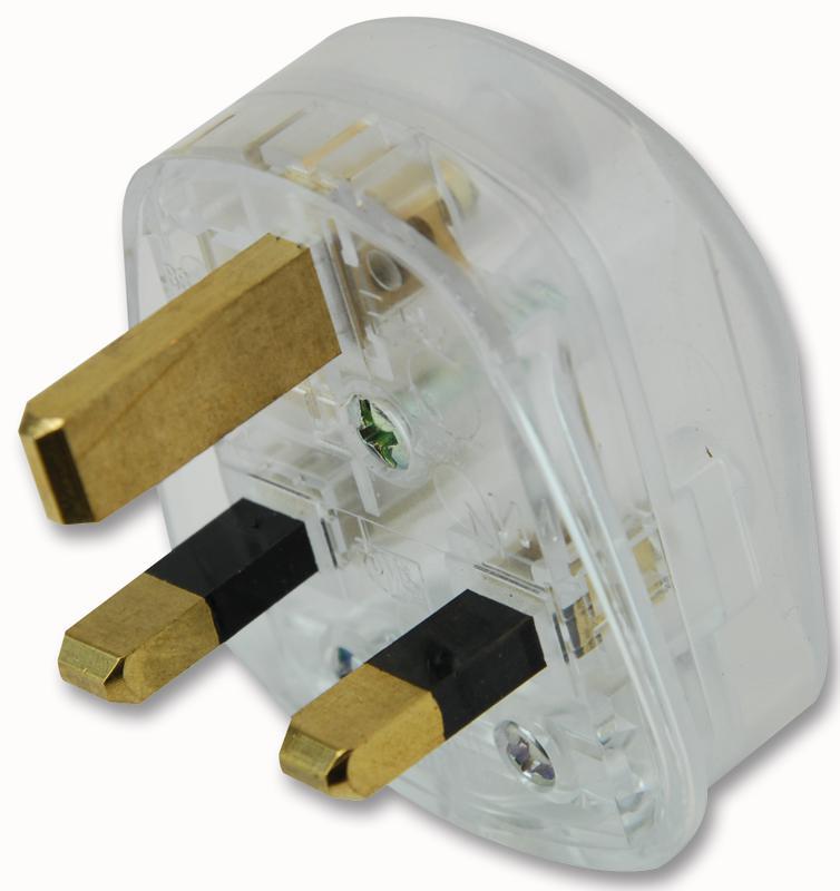 EP13TR Mains Plug Transparent , 13A
