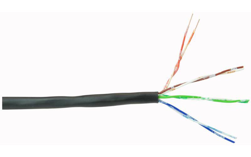 4PRCCSBLK Pro Power Telephone Cable 4 Pair Ccs Black