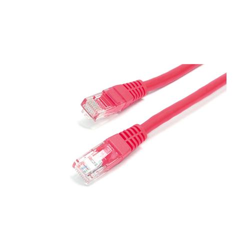 Cat 5e RJ45 UTP Ethernet Network LAN Cable Red 0.5 Metres