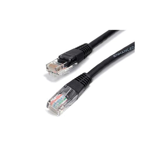 Cat 5e RJ45 UTP Ethernet Network LAN Cable Black 5 Metres