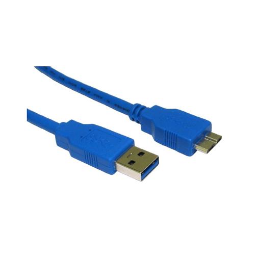 USB 3.0 SuperSpeed A to 8 Pin Micro B – 2MTR, BLUE