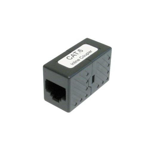 PW RJ45 Cat 6 LAN Ethernet Network Cable Inline Coupler 8/8 Female Joiner