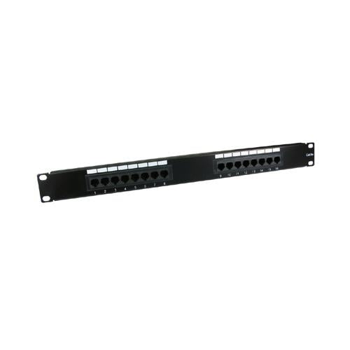 PW Ethernet Network 16 Port Cat 5e Patch Panel 1U Rack Mountable