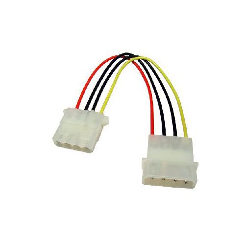 4 Pin Molex Extension Cable Male to Female 18 cm