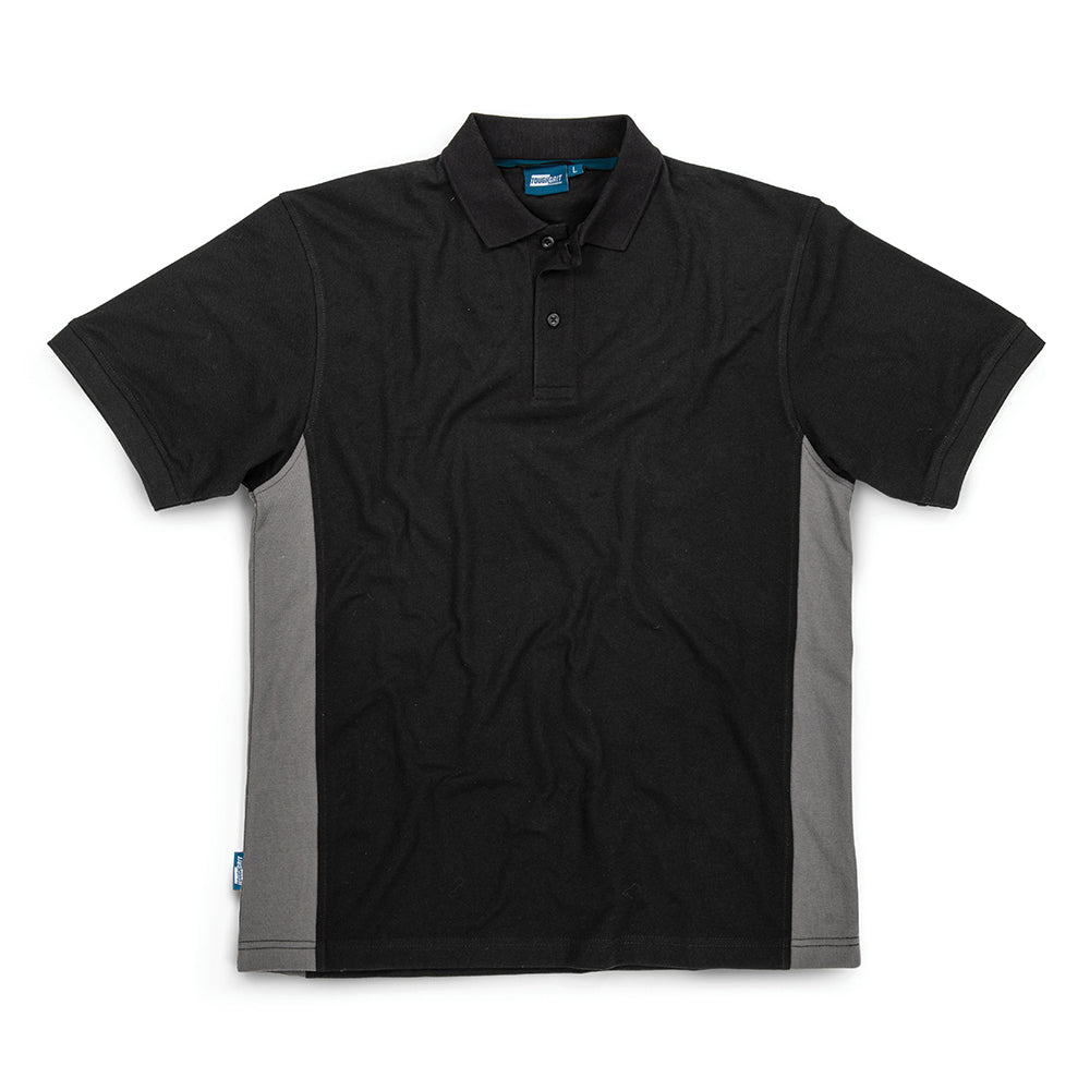 Tough Grit 2-Tone Polo Black / Charcoal M