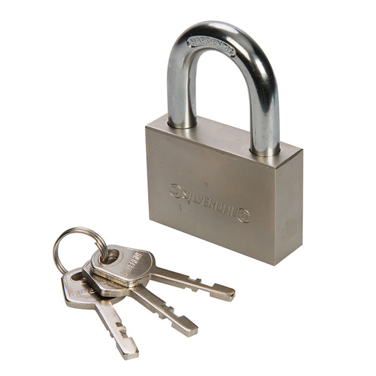 Silverline Steel Padlock 60mm