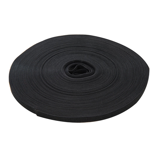 Fixman Self-Wrap Hook & Loop Tape Black 10mm x 25m