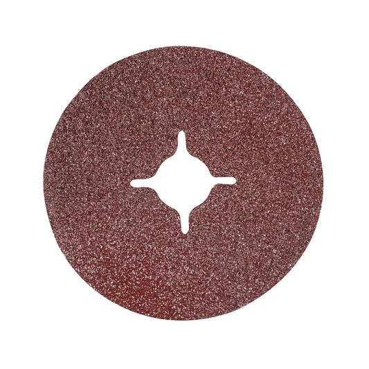 Silverline Fibre Discs 115 x 22.23mm 10pk 36 Grit
