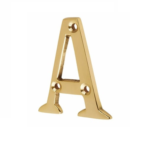 D01260 Duratool Letter , 2" , Brass , 'A'
