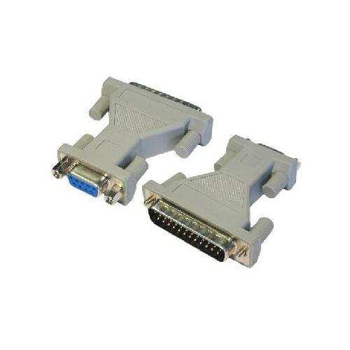 Serial Adapter 9 Pin Female to 25 Pin Male Convertor – Rapidwarehouse