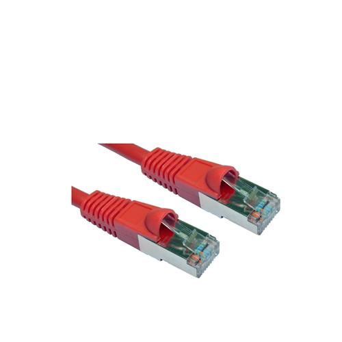 Cat 5e Snagless Shielded Ethernet Cable Red 3 Metres
