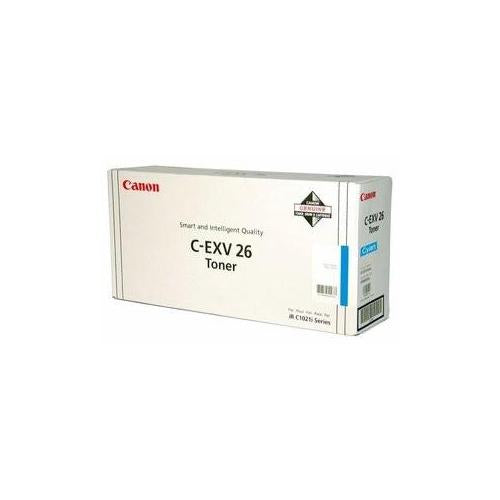 1659B006 Canon C-EXV26 Cyan Toner Cartridge (Yield 6,000 pages)