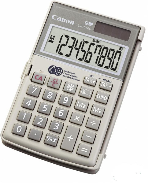 4422B002 Canon LS-10TEG Handheld Calculator (Art Grey)
