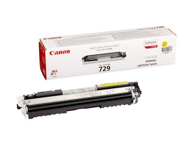 4367B002 Canon 729 Toner Cartridge (Yellow)