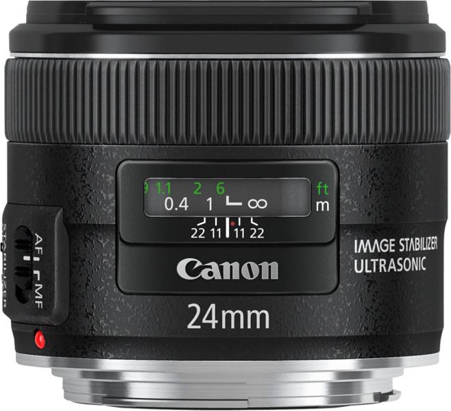 5345B005 Canon EF 24mm F/2.8 IS USM Wide Angle Lens (Black) AA