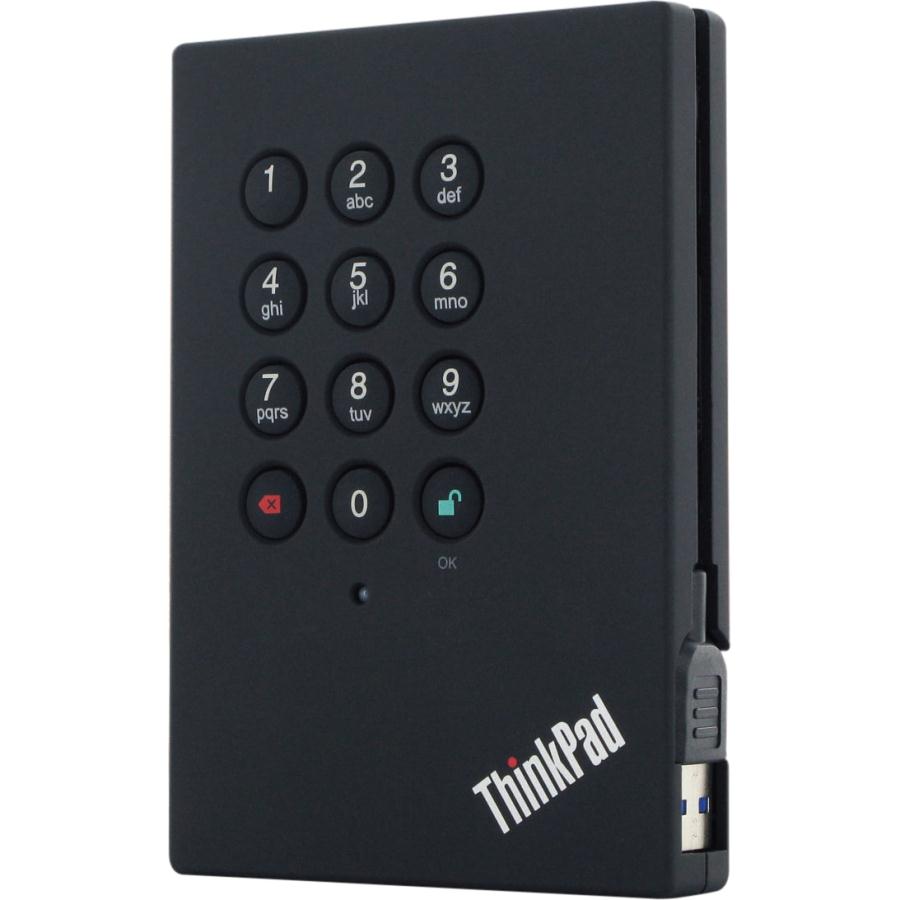 0A65619 Lenovo 500GB USB 3.0 Secure Hard Drive (External) for ThinkPad Notebooks