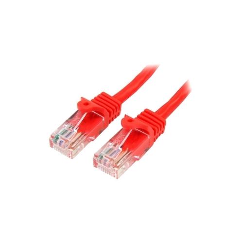 45PAT2MRD StarTech 2 m Red Cat5e Snagless RJ45 UTP Patch Cable 2m Patch Cord