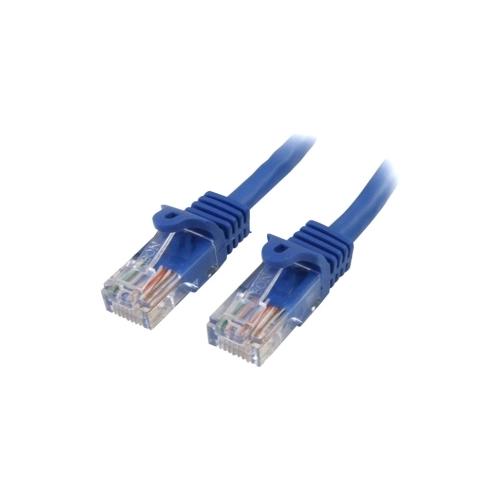 45PAT3MBL StarTech 3 m Blue Cat5e Snagless RJ45 UTP Patch Cable 3m Patch Cord