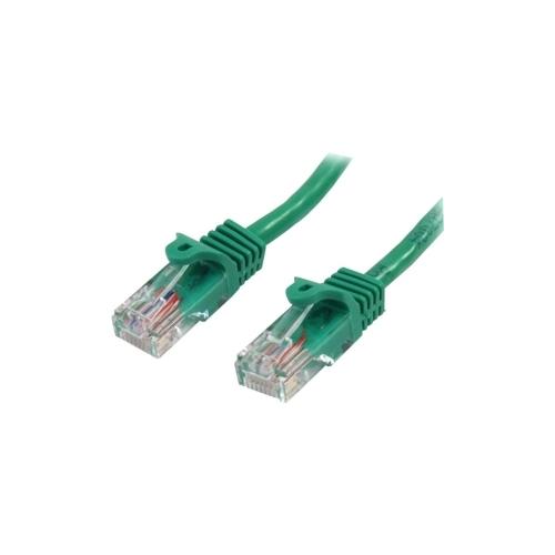 45PAT1MGN StarTech 1 m Green Cat5e Snagless RJ45 UTP Patch Cable 1m Patch Cord
