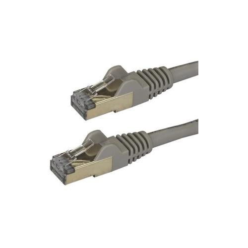 StarTech CAT6a Ethernet Cable 91cm Gray Network Cable Snagless RJ45 Cable