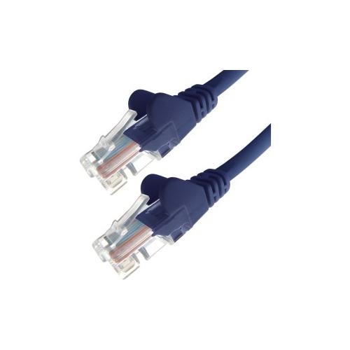 5M Blue RJ45 UTP CAT 6 Stranded Flush Moulded Snagless Network Cable 24AWG LS0H