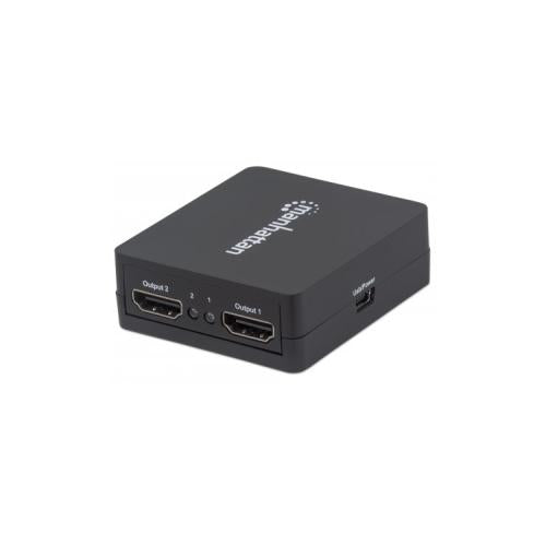 1080P 2-PORT HDMI SPLITTER USB POWERED BLACK 207652