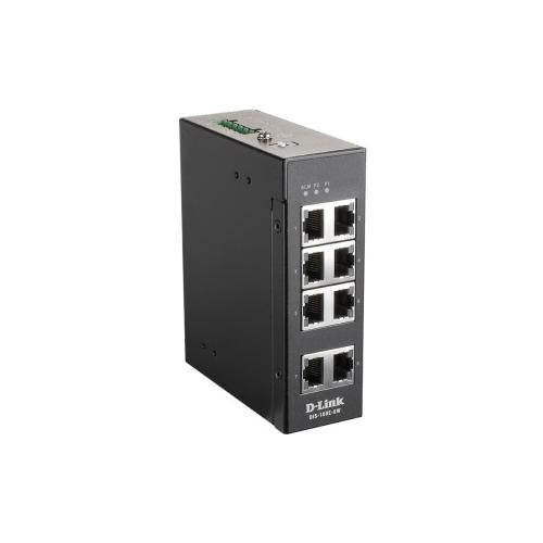 D-Link DIS-100E-8W 8 Ports Ethernet Switch X Fast Network Twisted ...