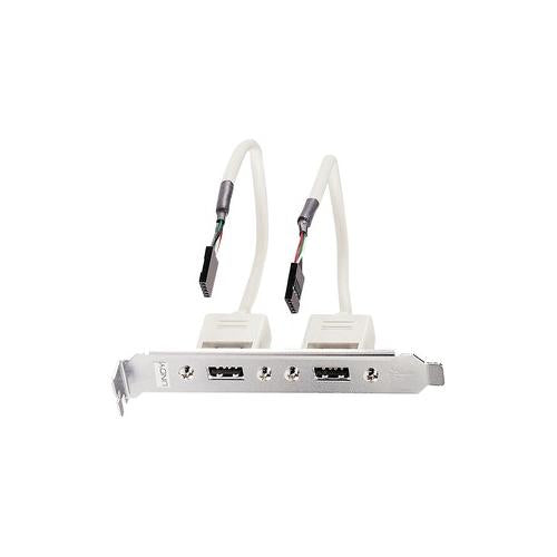 0.2M USB Pc Backplate USB A X2 To 5 Way Header