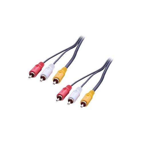 5M Premium Av Cable 3Xphono Male To 3Xphono Male