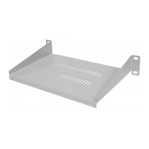 10" Cantilever Shelf, 1U, Shelf Depth 150MM, Vented, Grey
