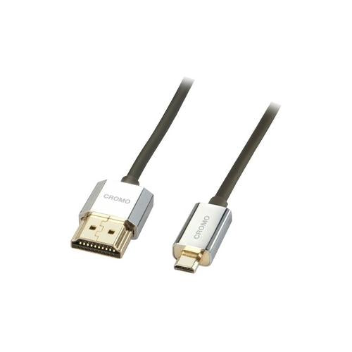 0.5M Cromo Slim HDMI Cable Type A/D High Speed Hec