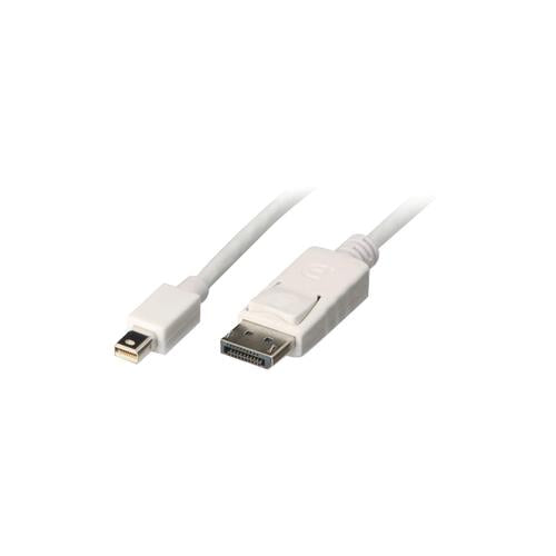 5M Mini Dp To Dp Cable (White) Mini Dp Male To Dp Male