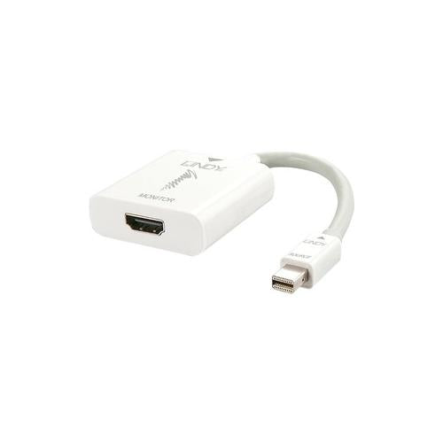 Lindy 15 Cm HDMI/Mini Displayport A/V Cable Mini Dp Male To HDMI Female White