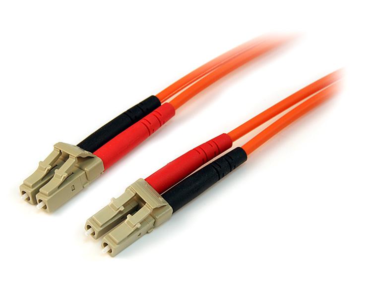 50FIBLCLC1 Startech Multimode 50/125 Duplex Fiber Patch Cable LC - LC (1m)