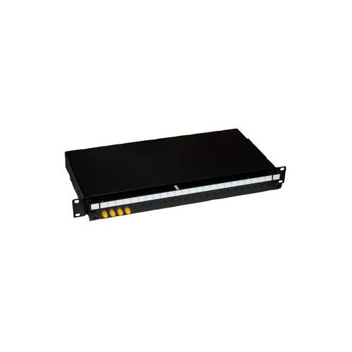 009-023-009-04 Connectix Cabling Systems Fibre Patch Panel 4 Way ST Loaded S/M