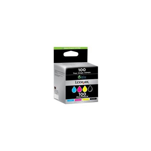14N1912E Lexmark Ink Cart , #100 , Multipack
