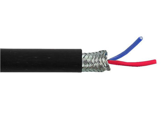 16-2-2C Pro Power Cable Def Stan 100 Metres , 2 Conductors , Black