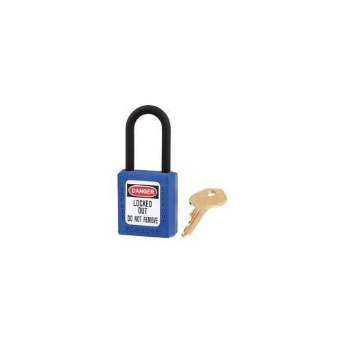406BLU Master Lock Non Conductive Lockout Padlock Blue