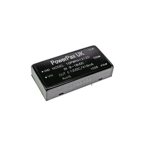10PWRA2405D Powerpax 10W Regulated DC-DC Converter DIP 24V In / + - 5V Out