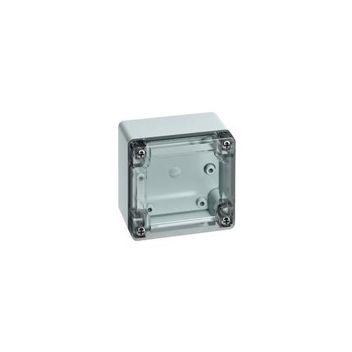 101-003 Spelsberg Enclosure & Clear Lid, Abs, 84X82X85mm