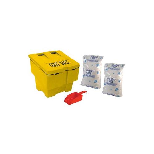 50KG GRIT BIN PACK Grit Bin Pack, 50Kg, 2Xsalt & Scoop